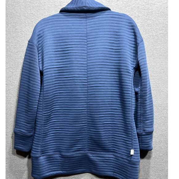 Vineyard Vines Channel Quilted Open Cardigan Deep Bay Womens Size Small NWT - Picture 2 of 11